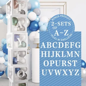 5/6pcs 25cm Transparent Letter Box