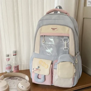 Japanese High School Girls Backpack School Bags For Teenage Girls Multi Pockets New Kawaii Backpack